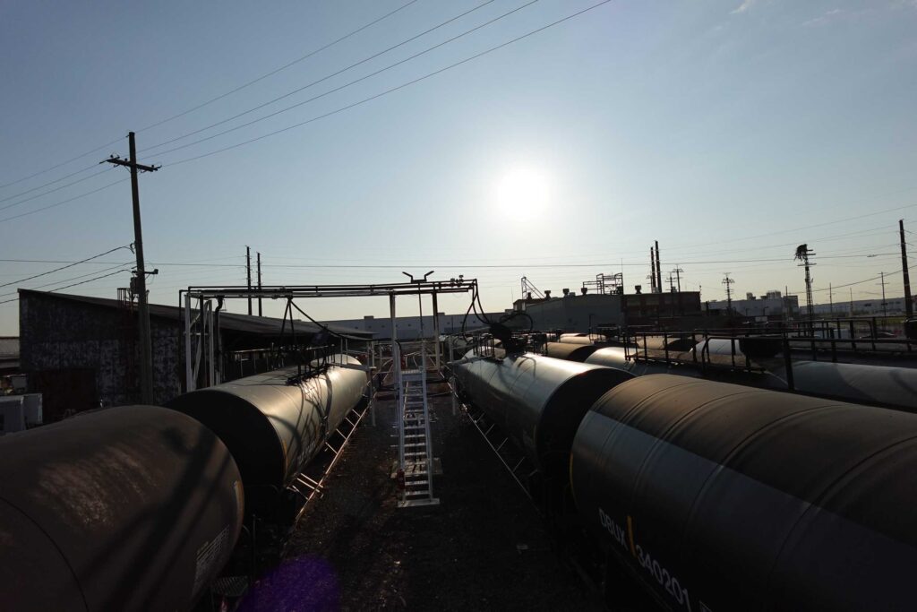 the rail yard for underwood energy in baltimore, md