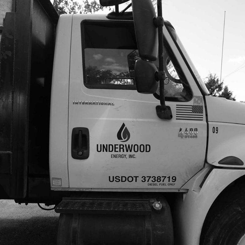underwood energy truck, providing propane throughout MD, VA, and DC